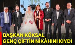 Başkan Köksal Genç Çiftin Nikâhını Kıydı