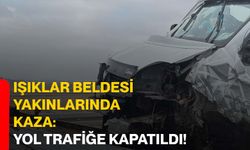 Işıklar Beldesi Yakınlarında Kaza: Yol trafiğe kapatıldı!