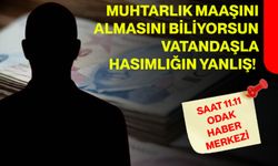 Muhtarlık maaşını almasını biliyorsun, vatandaşla hasımlığın yanlış!