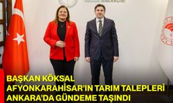 Başkan Köksal Afyonkarahisar’ın Tarım Talepleri Ankara’da Gündeme Taşındı