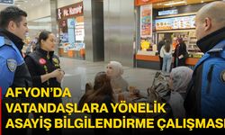 Afyon’da Vatandaşlara Yönelik Asayiş Bilgilendirme Çalışması