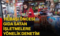 Yılbaşı öncesi gıda satan işletmelere yönelik denetim