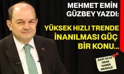 Yüksek Hızlı Trende inanılması güç bir konu...
