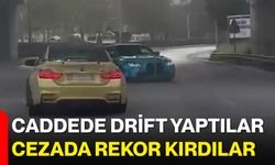 Caddede Drift Yaptılar, Cezada Rekor Kırdılar