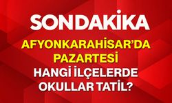 Afyonkarahisar’da Pazartesi Hangi İlçelerde Okullar Tatil?