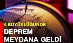 4 Büyüklüğünde Deprem Meydana Geldi!