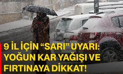 9 İl İçin “Sarı” Uyarı: Yoğun Kar Yağışı ve Fırtınaya Dikkat