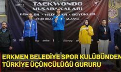 Erkmen Belediye Spor Kulübünden Türkiye Üçüncülüğü Gururu