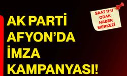 AK Parti Afyon’da imza kampanyası!