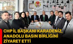 CHP İl Başkanı Hasan Karadeniz, Anadolu Basın Birliğini Ziyaret Etti