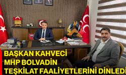 Başkan Kahveci, MHP Bolvadin Teşkilat Faaliyetlerini Dinledi