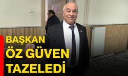 Başkan Öz güven tazeledi