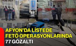 Afyon’da Listede: Fetö Operasyonlarında 77 Gözaltı