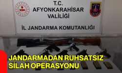 Jandarmadan Ruhsatsız Silah Operasyonu