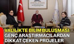 Valilikte Bilim Buluşması: Genç Araştırmacılardan Dikkat Çeken Projeler