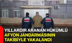 Yıllardır Aranan Hükümlü Afyon Jandarmasının Takibiyle Yakalandı