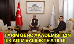 Tarım Genç Akademisi İçin İlk Adım Valilikte Atıldı