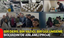 Bir Ders, Bir Yazıcı, Bir Gülümseme: Bolvadin’de Anlamlı Proje