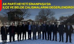 AK Parti Heyeti Sinanpaşa’da İlçe Ve Belde Çalışmalarını Değerlendirdi