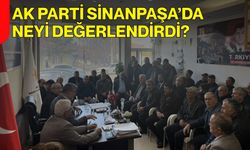 Ak Parti Sinanpaşa’da Neyi Değerlendirdi?