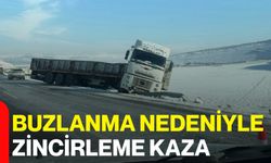 Buzlanma Nedeniyle Zincirleme Kaza