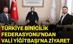 Türkiye Binicilik Federasyonu’ndan Vali Yiğitbaşı’na ziyaret