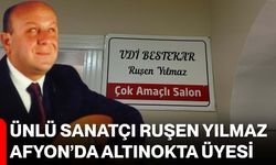 Ünlü Sanatçı Ruşen Yılmaz Afyon’da Altınokta Üyesi