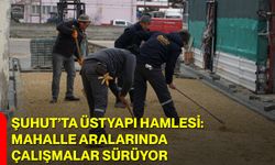 Şuhut’ta Üstyapı Hamlesi: Mahalle Aralarında Çalışmalar Sürüyor
