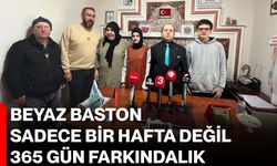 Beyaz baston sadece bir hafta değil, 365 gün farkındalık