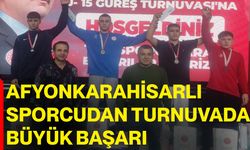 Afyonkarahisarlı Sporcudan Turnuvada Büyük Başarı