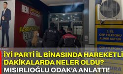 İYİ Parti İl Binasında Hareketli Dakikalarda Neler Oldu? Mısırlıoğlu ODAK’a Anlattı!
