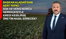 Başkan Aladağ’dan Sert Tepki: SGK ve Vergi Borcu Gerekçesiyle Kredi Kesilirse Üretim Nasıl Sürecek?