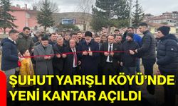 Şuhut Yarışlı Köyü’nde Yeni Kantar Açıldı