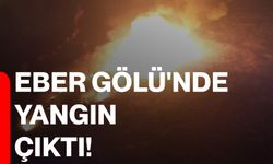 Eber Gölü'nde yangın çıktı!