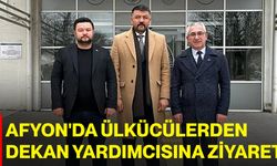 Afyon'da Ülkücülerden, Dekan Yardımcısına Ziyaret