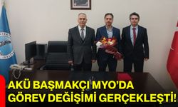 AKÜ Başmakçı MYO’da Görev Değişimi Gerçekleşti!