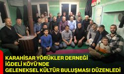 Karahisar Yörükler Derneği İğdeli Köyü’nde Geleneksel Kültür Buluşması Düzenledi