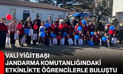 Vali Yiğitbaşı, Jandarma Komutanlığındaki Etkinlikte Öğrencilerle Buluştu