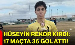 Hüseyin rekor kırdı: 17 maçta 36 gol attı!