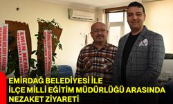 Emirdağ Belediyesi ile İlçe Milli Eğitim Müdürlüğü Arasında Nezaket Ziyareti