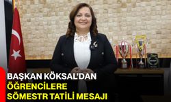 Başkan Köksal’dan Öğrencilere Sömestr Tatili Mesajı