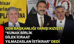 Oda Başkanlığı Yarışı Kızıştı: “Kunak Birlik, Dilek İcraat, Yılmazaslan İstikrar” Dedi