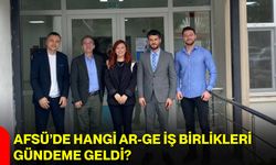 AFSÜ’de Hangi Ar-Ge İş Birlikleri Gündeme Geldi?