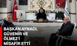 Başkan Aynacı, Güvenir ve Ölmez’i misafir etti