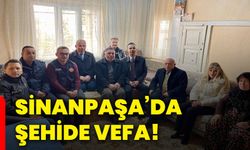 Sinanpaşa’da şehide vefa!