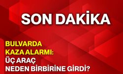 Bulvarda Kaza Alarmı: Üç Araç Neden Birbirine Girdi?