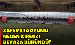 Zafer Stadyumu neden kırmızı beyaza büründü?