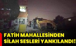Fatih Mahallesinden silah sesleri yankılandı!