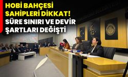 Hobi bahçesi sahipleri dikkat! Süre sınırı ve devir şartları değişti