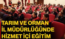 Tarım ve Orman İl Müdürlüğünde hizmet içi eğitim